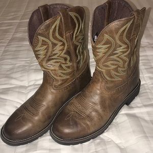 Men’s Justin boots. Sz 13